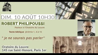 Culte du 10 août 2025