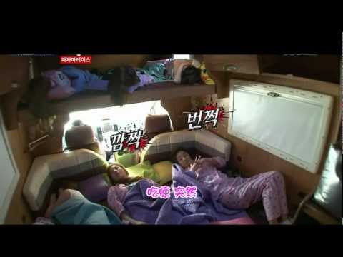 SNSD - Running Man 少時起床(SNSD waking up)