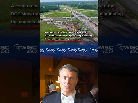 screenshot of youtube video titled DOT Modernization Bill Advances With EV Fee Hike, Commission Eliminated | TWISC 60