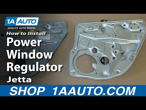 VW BORA A4 (MKIV) - Rear Power Window Regulator Replacement