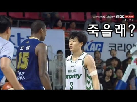 흑인용병과 국내선수의 싸움