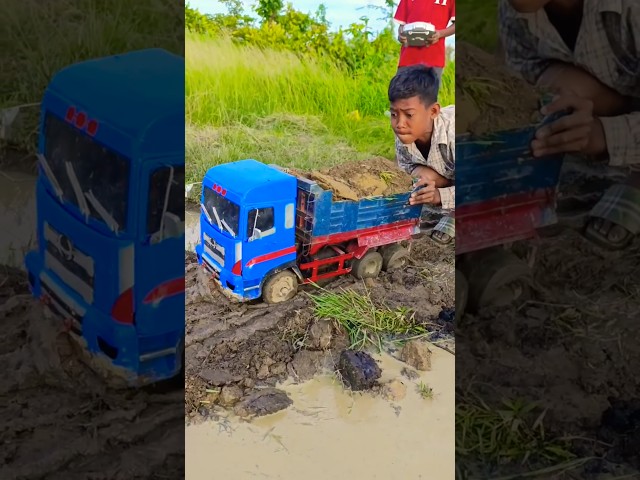 Tiny Trucks Big Dreams Watch This #shortvideo #automobile #dumptruck #rc #viral #rctoy #construction