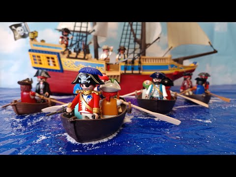 Die Piraten und der verfluchte Schatz 🏴‍☠️ Playmobil Halloween Stop-Motion