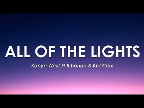 Kanye West - All of the lights FT. Rihanna & Kid Cudi | 1 Hour Loop\Lyrics |