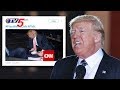 Video: Trump knocks down CNN group chairman; Trump tweets this, evokes ire