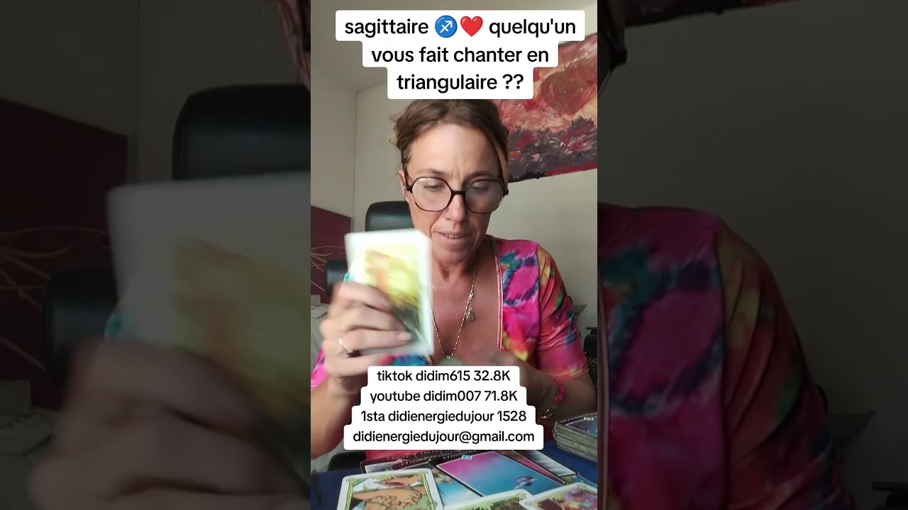 sagittaire... quelqu'un veut vous faire chanter en triangulaire?
