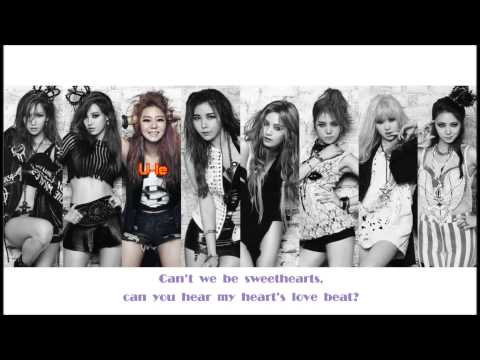 After School - Love Beat (Eng Tran + Colored Lyric)