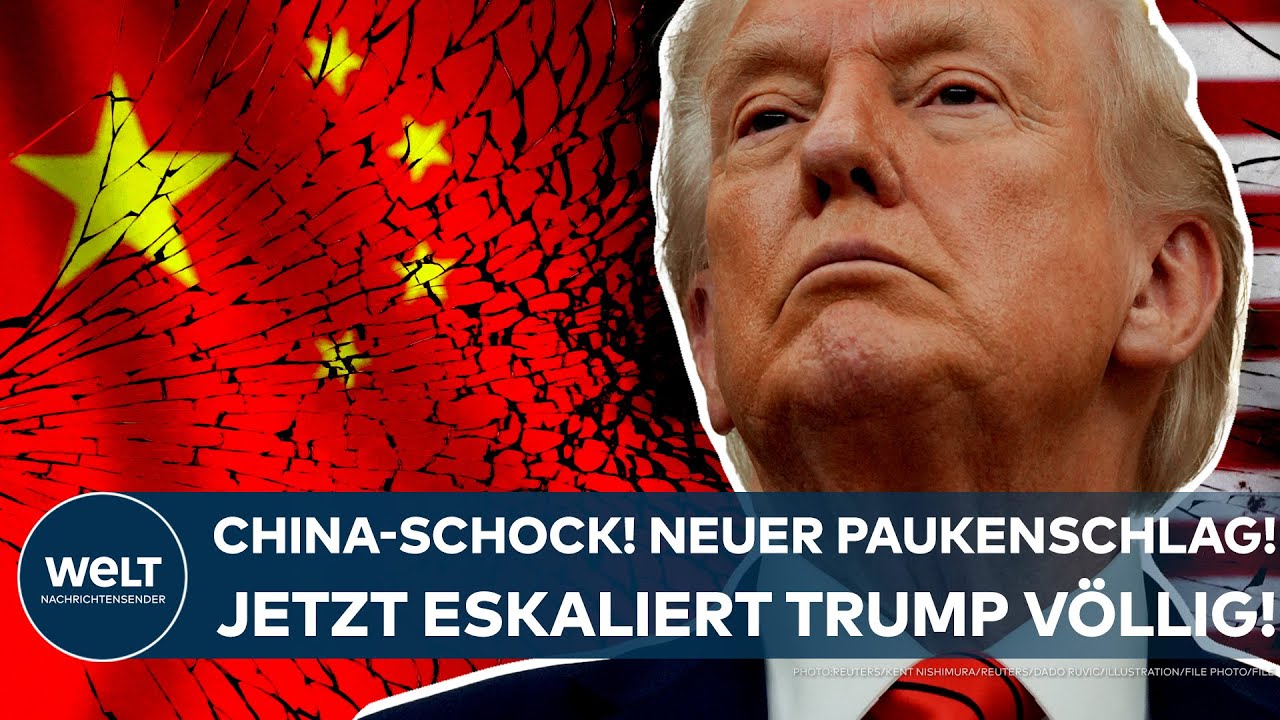 USA: China-Schock! Neuer Paukenschlag! Jetzt eskaliert Präsident Donald Trump völlig!