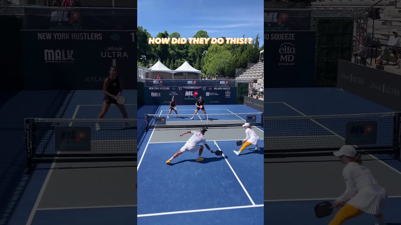 Defense like this is what we love to see in pickleball!😮‍💨 #pickleball #shorts