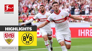 Difference in class! VfB with statement | VfB Stuttgart — Borussia Dortmund 5-1 | Highlights | MD 4