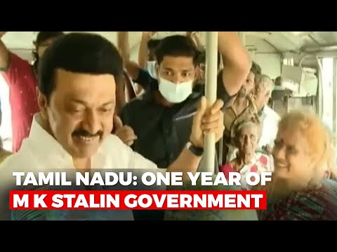 Watch: MK Stalin boards bus, speaks to people about 1 year of governance