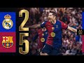 REAL MADRID 2 vs 5 FC BARCELONA  SPANISH SUPER CUP FINAL  EL CL?SICO