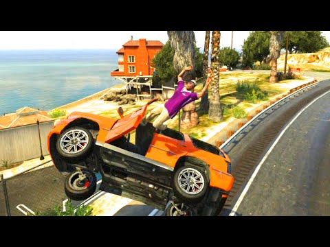 GTA V Unbelievable Crashes/Falls - Episode 42
