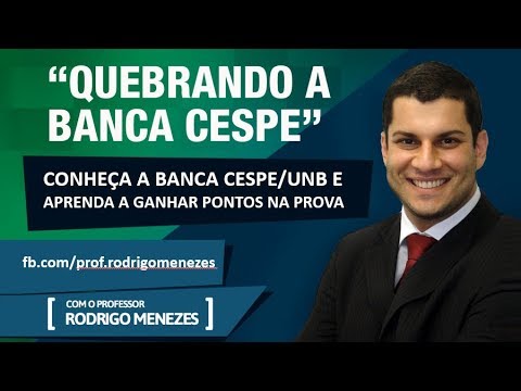 Como chutar e ganhar pontos no CESPE -  Rodrigo Menezes