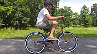 Bikers Rio Pardo | Vídeos | Homem cria bicicleta com direções trocadas que ninguém consegue pedalar e prova o poder da mente