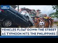 Philippines Typhoon News| Vehicles Float Down Street As Deadly Typhoon Kalmaegi Hits The Philippines