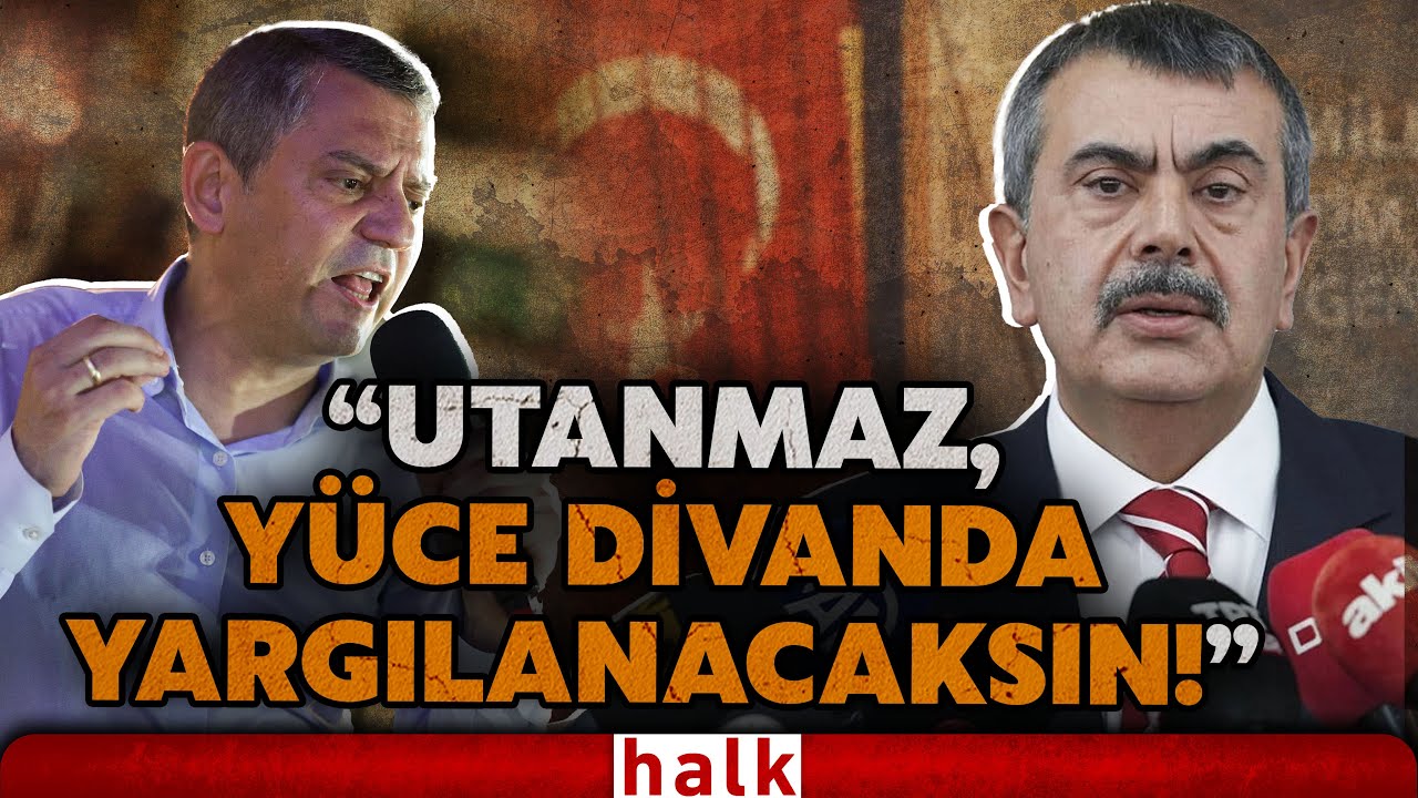 "UTANMAZ!" Yusuf Tekin'in hakaretli LGS açıklamalarına Özgür Özel'den zehir zemberek çıkış!