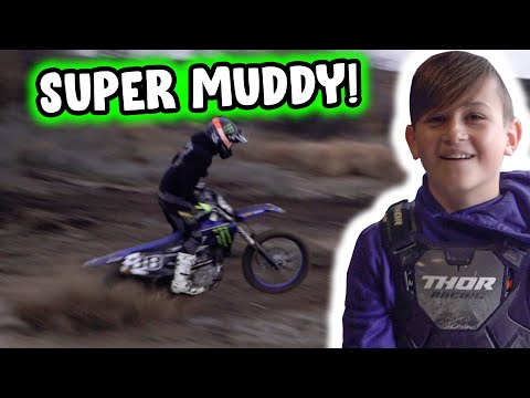 OUR TRACK WAS SO MUDDY THAT IT WAS FUN!