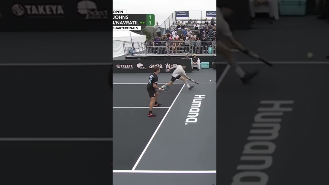 Johns/Johns vs Ashlon/Navratil at the Veolia Austin Open (1) #shorts #pickleball