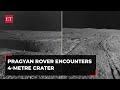 Chandrayaan-3's Rover Adjusts Route after Spotting Crater, Informs ISRO
