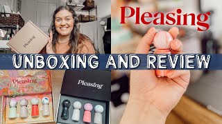 UNBOXING AND REVIEWING HARRY STYLES PLEASING NAIL POLISH Shroom Bloom and Perfect Polish Collections