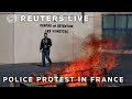 LIVE: French police demonstrate in solidarity with two colleagues killed in an ambush on a police…
