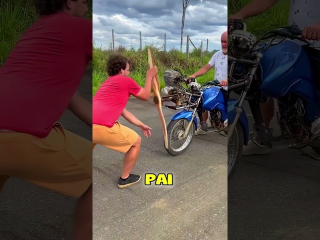A moto que podia voar 🏍️