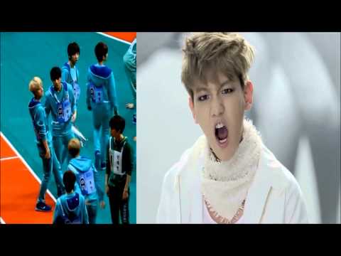 130128 Sehun (+CY&LH) dances to