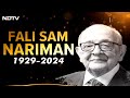 Veteran Supreme Court Lawyer Fali S Nariman Dies At 95