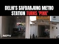 Womens Day: Delhis Safdarjung Metro Station Turns Pink