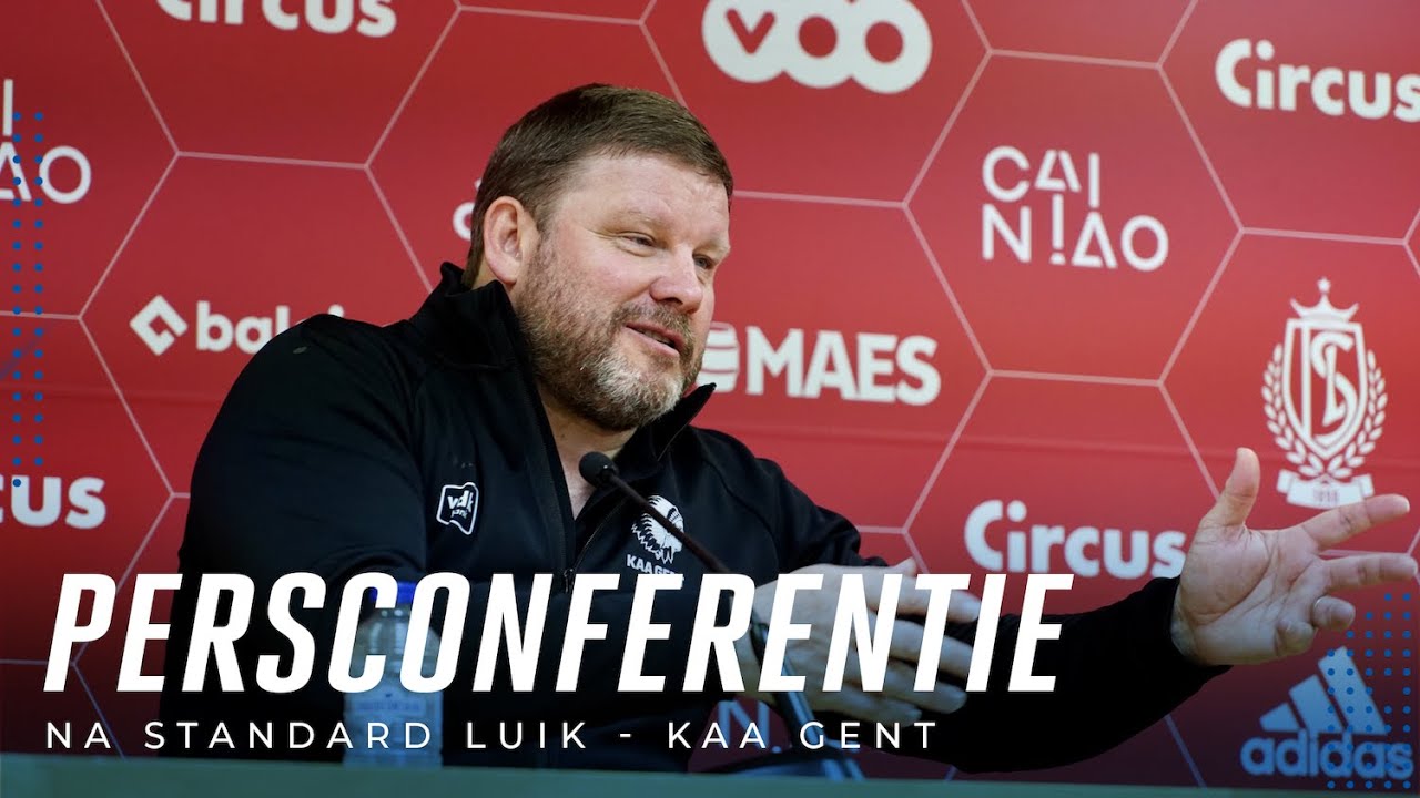 🎙️ Persconferentie na Standard- KAA Gent