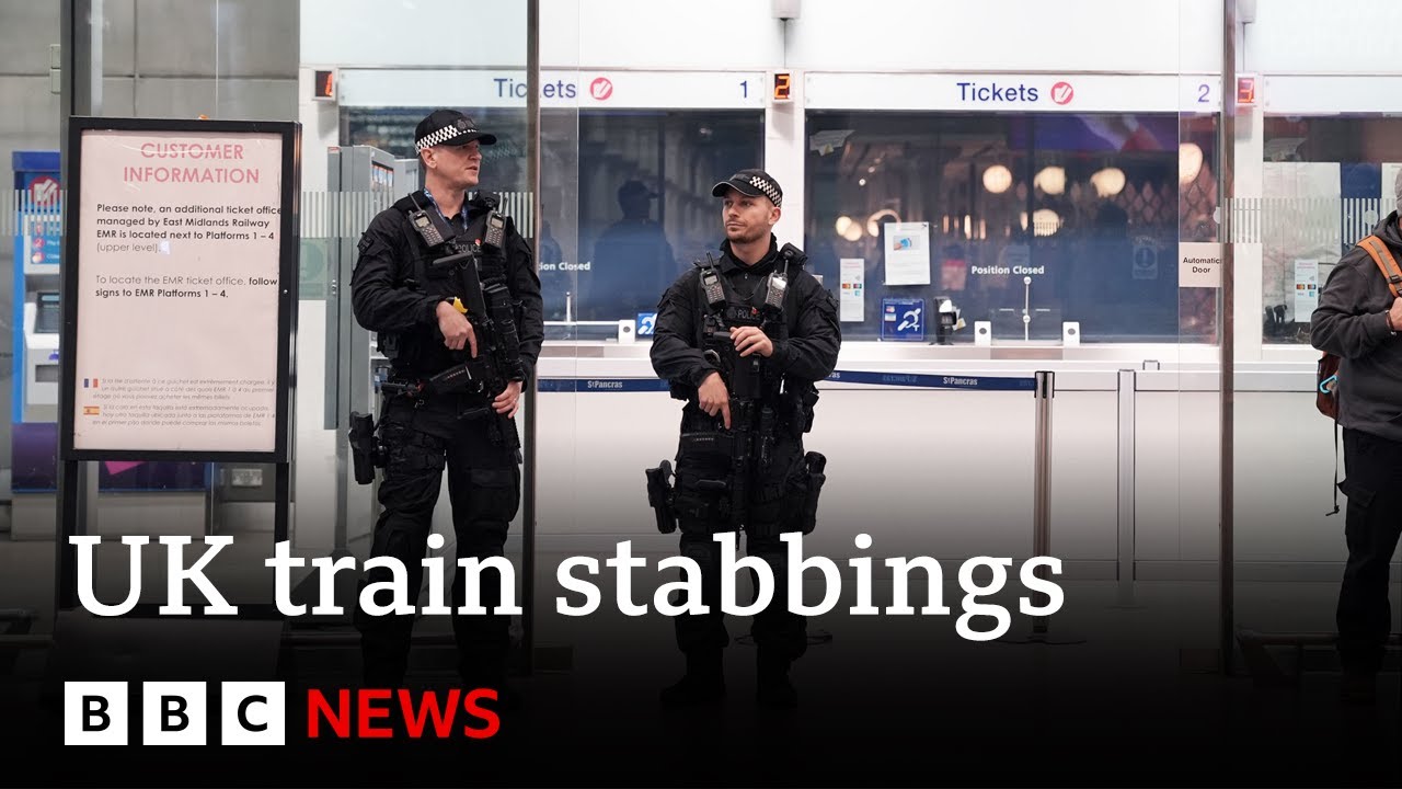 Huntingdon train stabbing attacker 'may be linked to other incidents' | BBC News