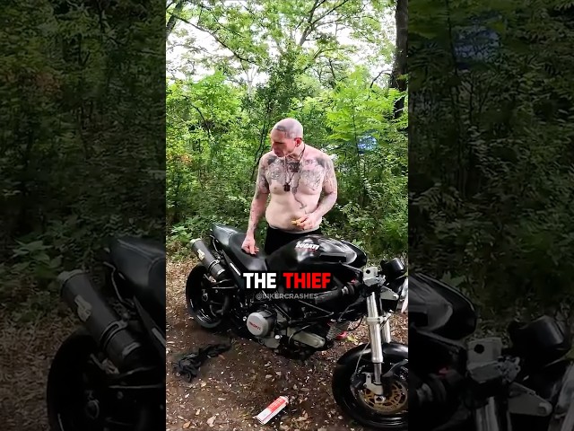 Biker Found Stolen Ducati 🤯 Credit @PaulSoHard
