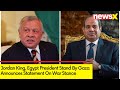 Jordan King, Egypt President Stand By Gaza | Announces Statement On War Stance | NewsX