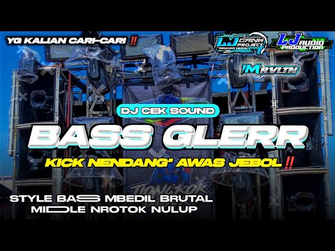 DJ CEK SOUND 2025‼️DJ ENGKIK ENGKIK MI CAMA TERBARU || AMUNISI BATTLE BASS MBEDIL ⚠️ DJ VIRAL TIKTOK