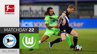 Wolfsburg on Fire! 6th straight clean sheet | Bielefeld — VfL Wolfsburg | 0-3 | All Goals | MD 22