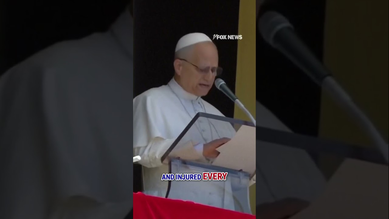 Pope Leo prays for Minnesota shooting victims #shorts