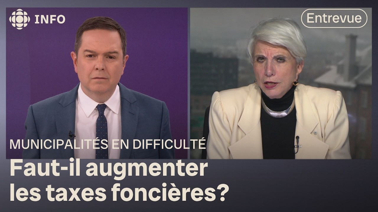 Taxes foncières : « On fonce vers un mur », dit Monique Jérôme-Forget | Zone économie