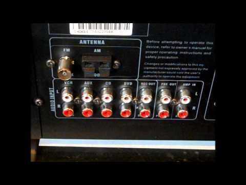 STEREO HOOK UP ( Tuner EQ And Receiver Amp Wiring ) PART 1 ... sony deck wiring diagram 