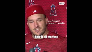 Mike Trout was asked about playing for the Phillies 👀