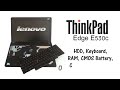 Lenovo ThinkPad Edge E530, E530c - Disassemble, HDD, RAM, CMOS Battery Replacement, Cooling System