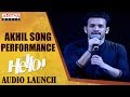Akhil sings song, dances @ HELLO! movie audio launch- Akhil Akkineni, Kalyani Priyadarshan