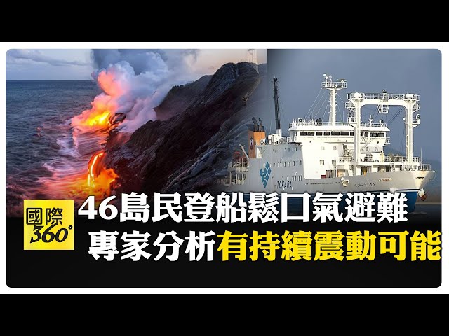 地震原因也許是"潛藏地底的它" 鹿兒島各島民眾急搭船:安全第一  【國際360】20250707@全球大視野Global_Vision