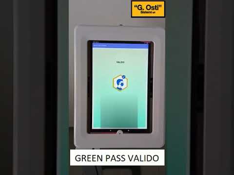 GP-C19 Totem controllo Green Pass verifica certificati con App J-C19 supporto digitale e cartaceo integrata con software presenze JuniorWEB e controllo accessi Jweb-KEY