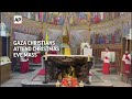 Christian Palestinians attend Christmas Eve mass at church in Gaza City where they sought shelter  - 01:42 min - News - Video