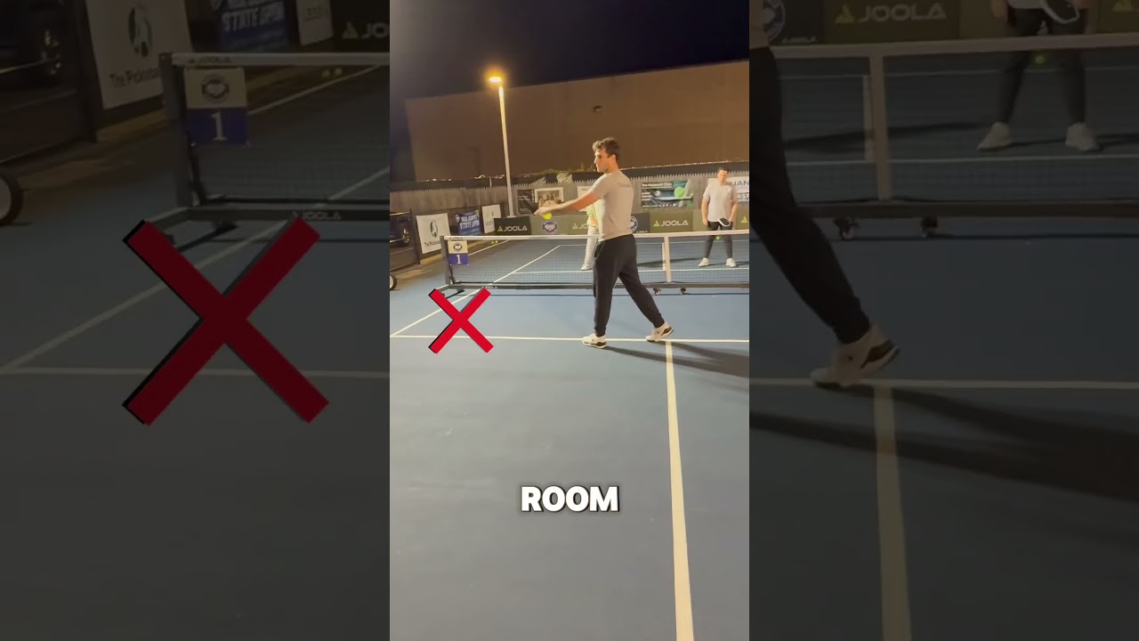 Never lose a point through the middle again! 👍 #pickleball #pickleballcoach