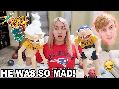 DESTROYlNG JEFFY PUPPET PRANK!! (REVENGE) (YELLlNG)