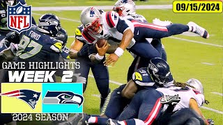 New England Patriots vs. Seattle Seahawks 1st-QTR [WEEK 2] Game highlights | NFL Season Today