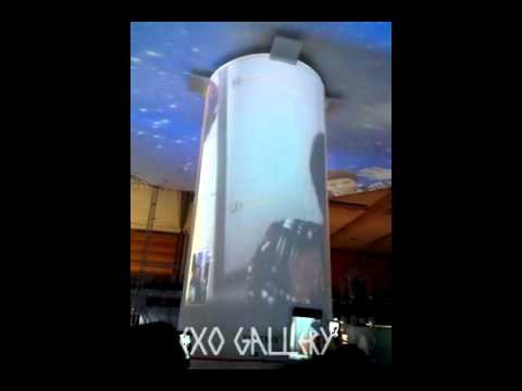 120815 EXO Kris Chanyeol Lay Tao video call @ SM ART EXHIBITION