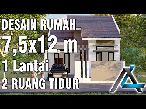 Desain Rumah Minimalis 2 Lantai Ukuran 8 X 12 Terpopuler